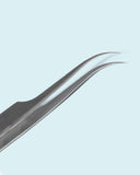 Close Up of Curved Tweezers