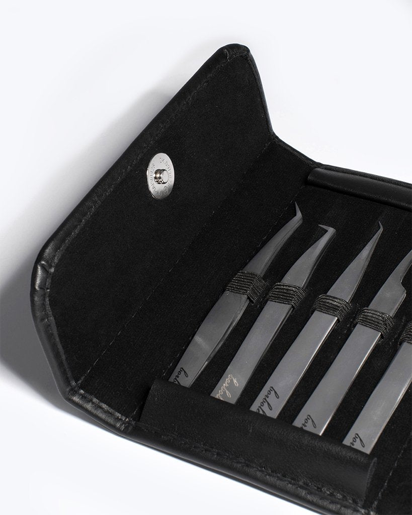 Leather Tweezer Organizer